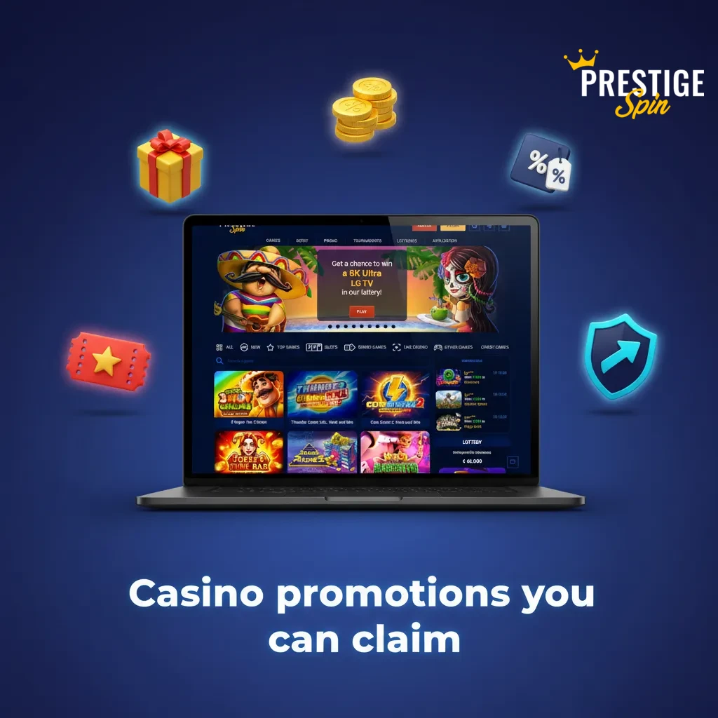 Casino promotions overview: first deposit match, weekly reload, weekend cashback, free spins, live casino insurance.